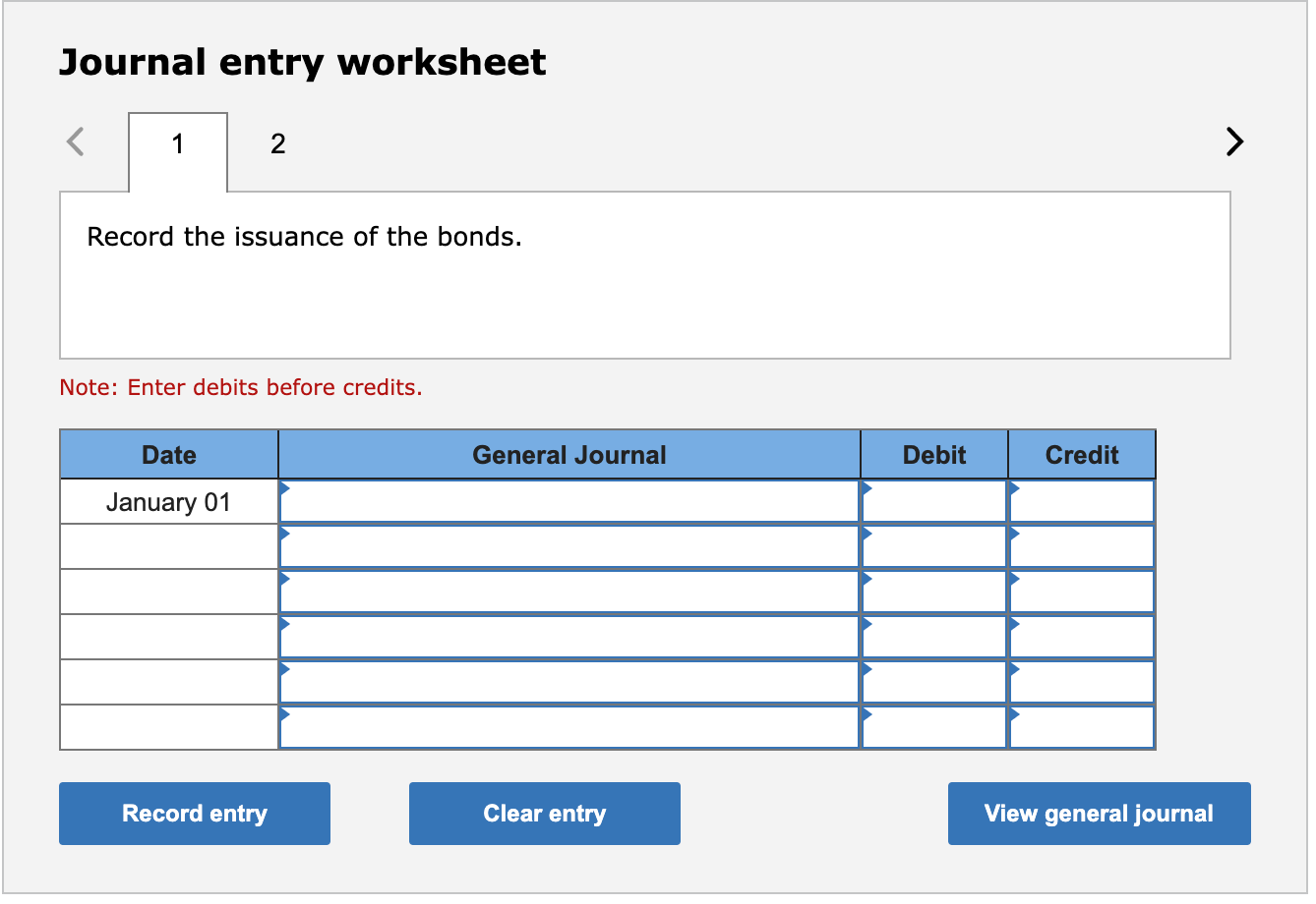 Issued at a Discount (without Discount Account) LO10-4 (The following information applies