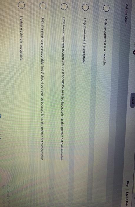 decisions and requires a 15% annual return on all investments. The company