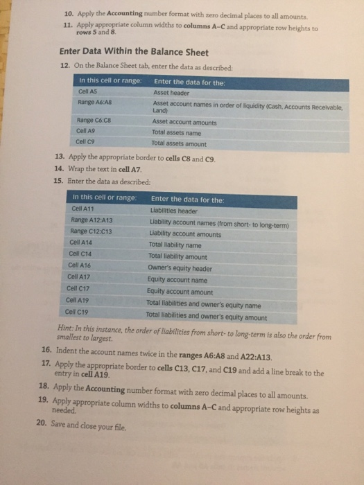 sheet in Excel for Metropolitan Corp. With the exception of the Terry