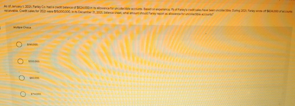 balance of $31700 in the refund ability account Sales and cash collections