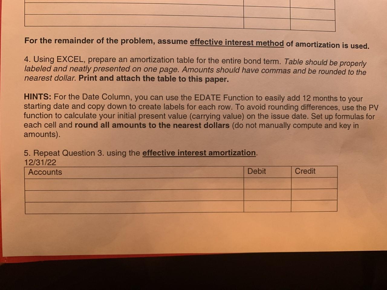 independently. All parts, excluding part 4, should be neatly handwritten in pencil