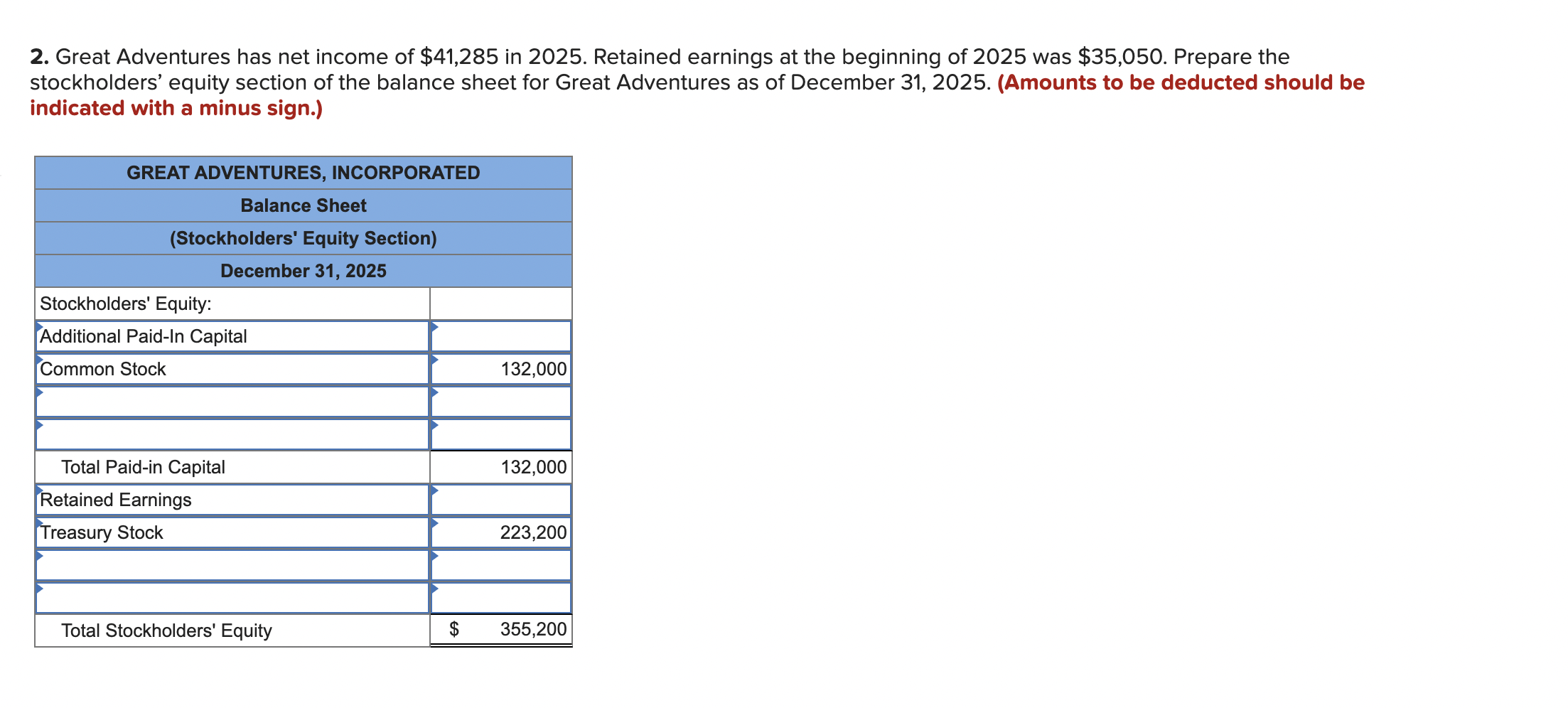 Adventures Continuing Case [The following information applies to the questions displayed below.]