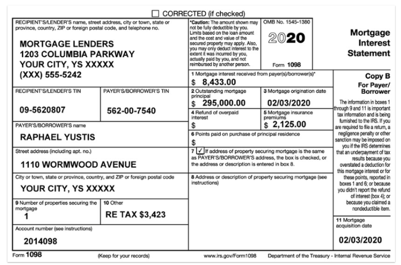 Raphael R. Yustis Taxpayer SSN: 562-00-7540 Taxpayer DOB: May 30, 1972 Occupation: