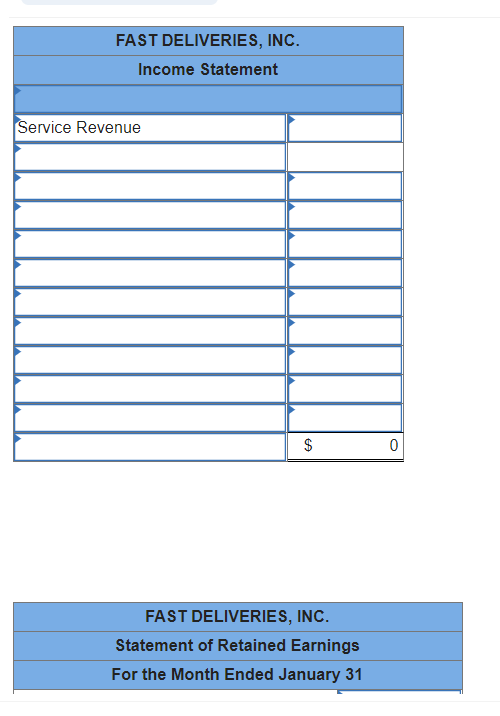 Total Assets $ 4,475 Total Liabilities & Stk. Equity $4,475 January Transactions