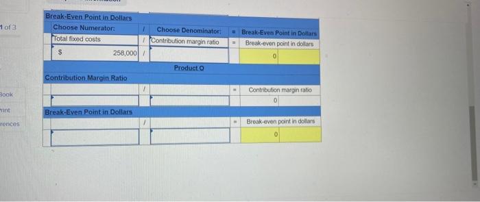 displayed below) Henna Co produces and sells two products, T and O.