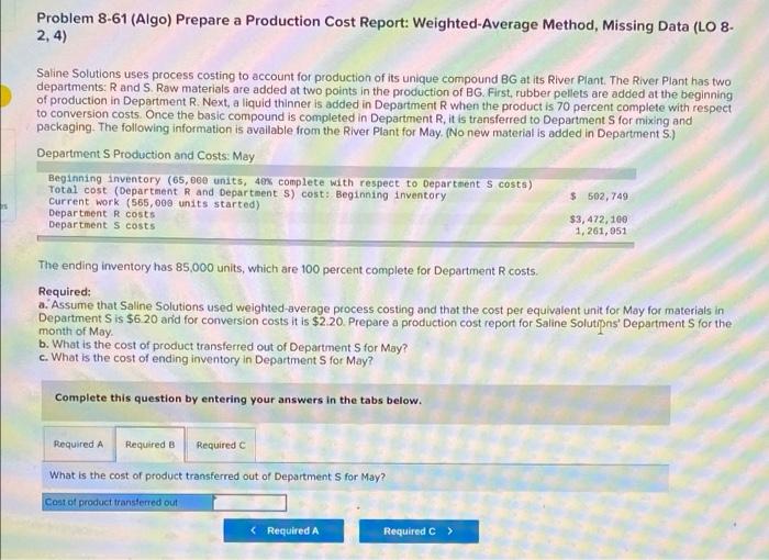 for production of its unique compound BG at its River Plant. The