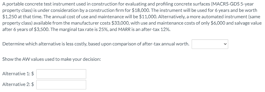 A portable concrete test instrument used in construction for evaluating and