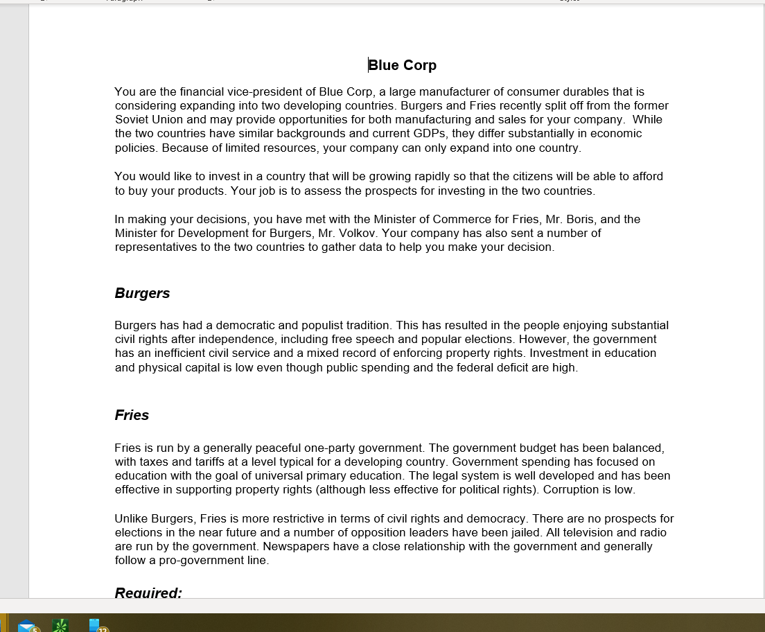 Q. 4. Based on their economic policies, evaluate the potential for growth