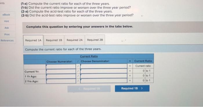 1 Yr Ago 2 Yrs Ago eBook Hint Simon Company's year-end balance