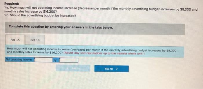 Price, and Volume (L06-4) {The following information applies to the questions displayed