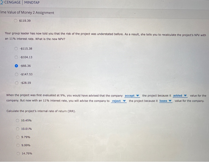 Money 2 Assignment 11. TI Calculator Graded Problem Set You are evaluating