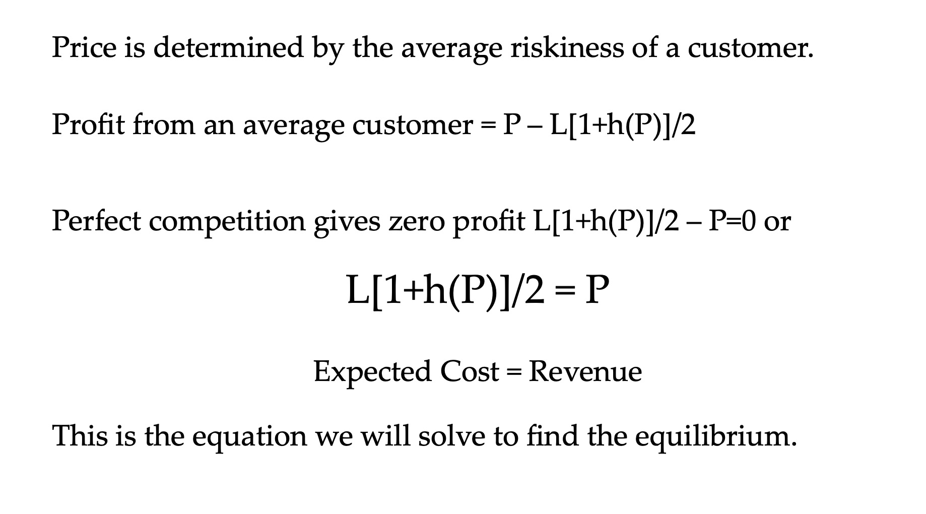 f(1) = 27 on the interval 0 h(P) = 1- (1-(P/W) 1/2