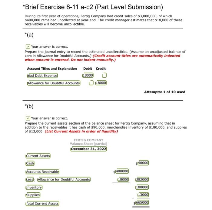  Having trouble with Part C. Will rate if answer is correct