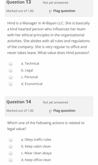 behaviour and human conduct on an individual is called as; a. Norms