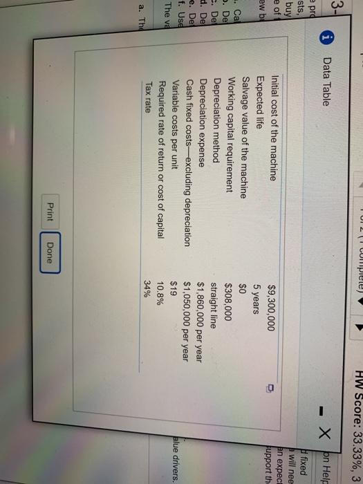 Score: 33.33%, 3 of 9 pts to P13-7 (similar to) Question Help