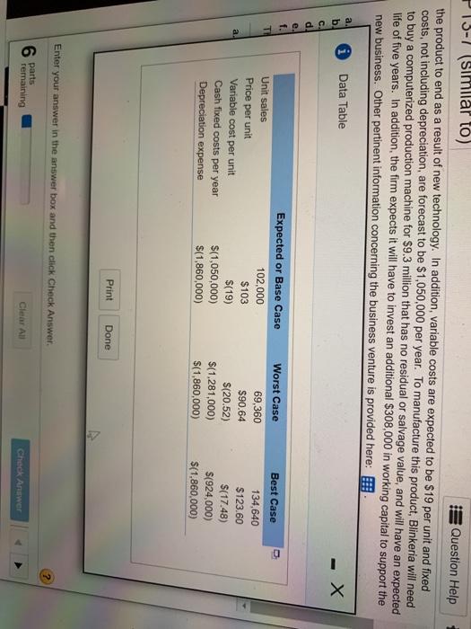 (Related to Checkpoint 13.2 and Checkpoint 13.3) (Comprehensive risk analysis) Blinkeria is