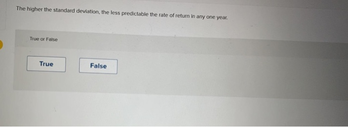  The higher the standard deviation, the less predictable the rate of