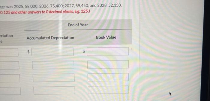 Over its 4 -year useful life, the bus is expected to be