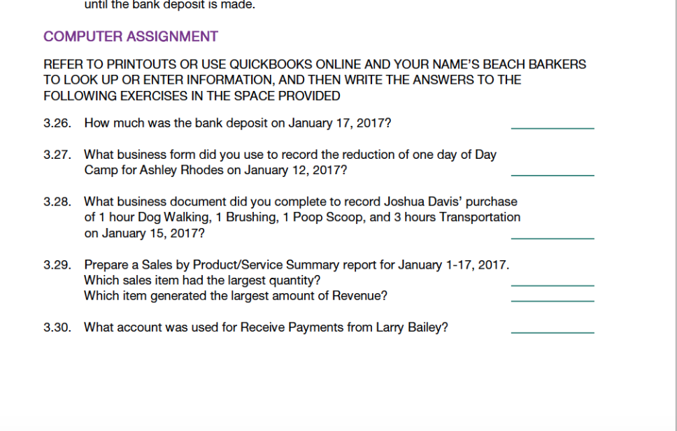Customer Balance Summary report as of January 17, 2017. Which customer(s) has/have