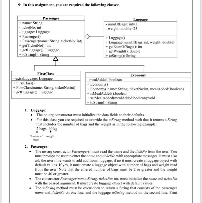the slution of this question in java language In this assignment, you