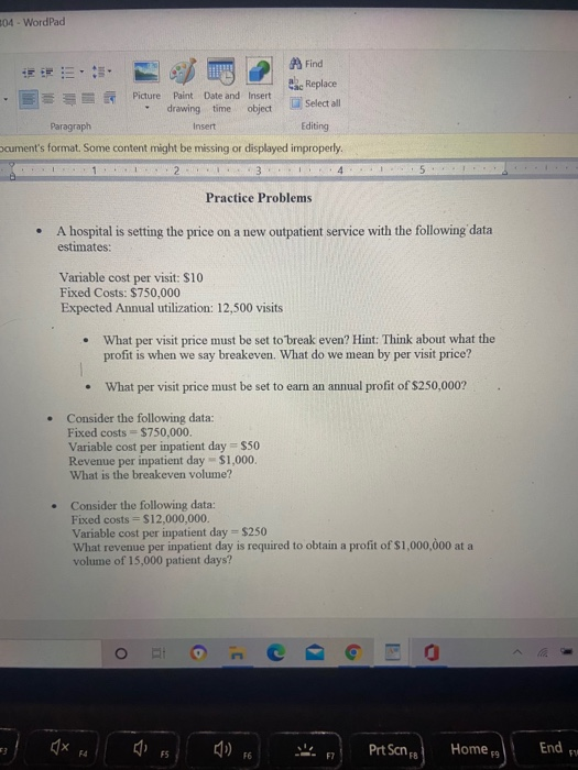  304 - WordPad Find Pac Replace EX Picture Paint Date and