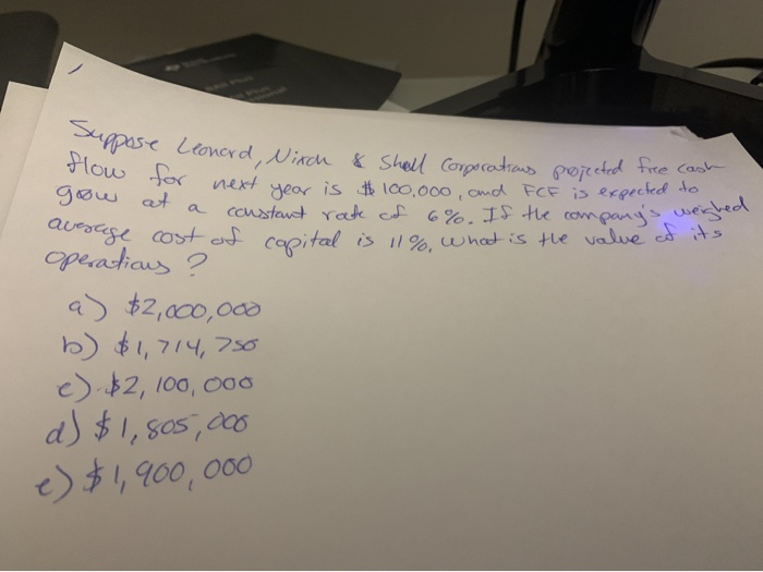 please include the process... flow for next gow at a Suppose Leonard,