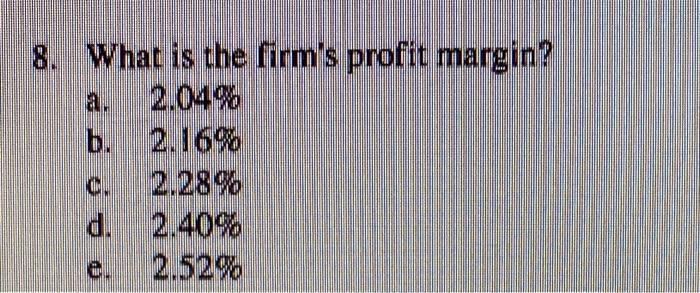 Inc, and the data are to be used for the following questions.