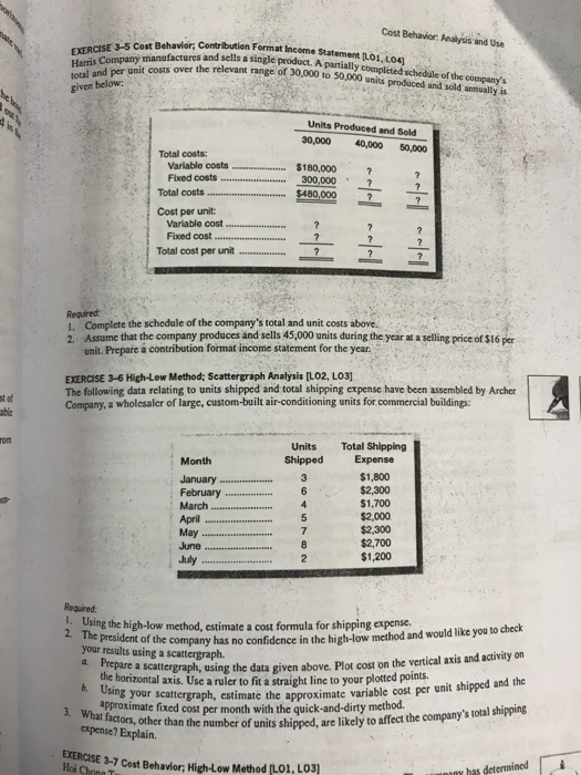 could someone answer for me this solution Cost Behavior: Analysis and Use