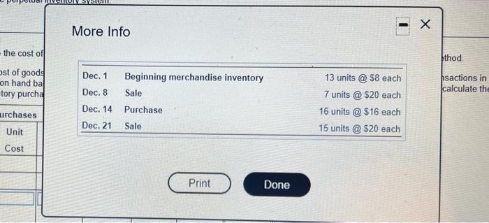 line of dolls during December as follows Click the icon to view