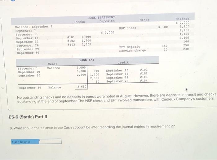 and Reporting Cash (LO 5-4) [The following information applies to the questions