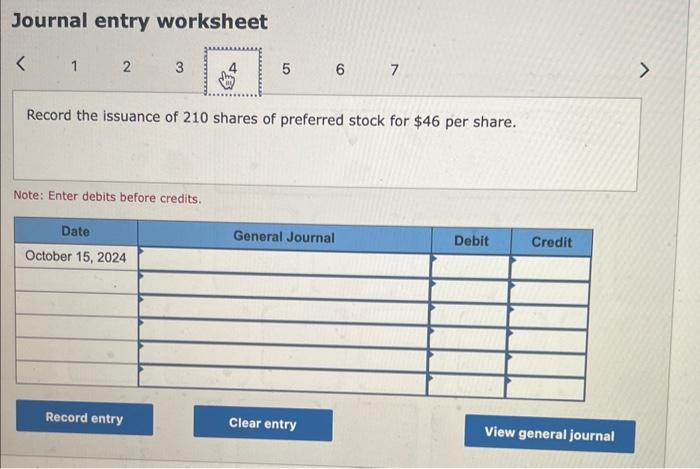 beginning of 2024,310 shares of preferred stock and 4,100 shares of common