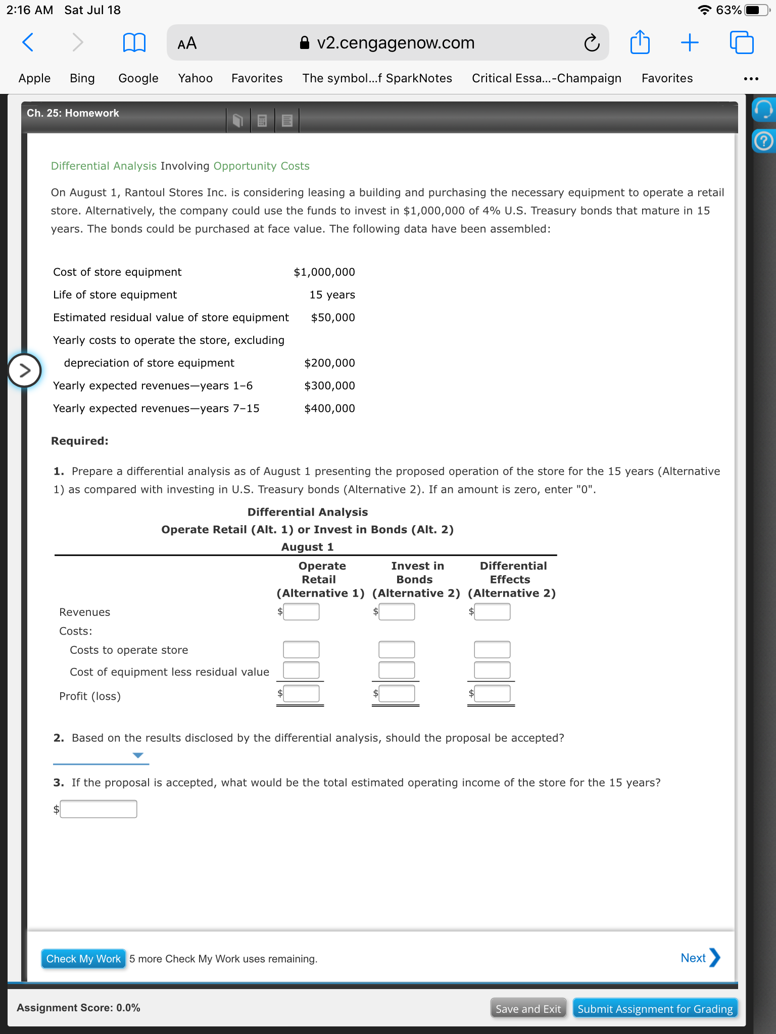 considering two investment projects. The estimated net cash flows from each project