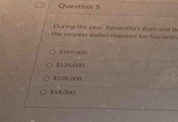 and Body Shop had variable costs of $27.000, fixed costs of $18.000,