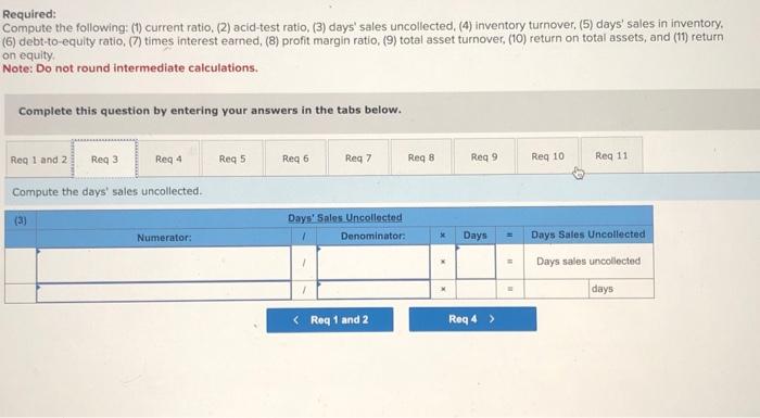 selected balance sheet amounts at December 31 of the prior year were