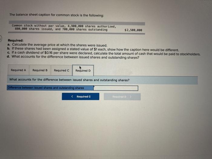 average price at which the shares were issued. b. If these shares