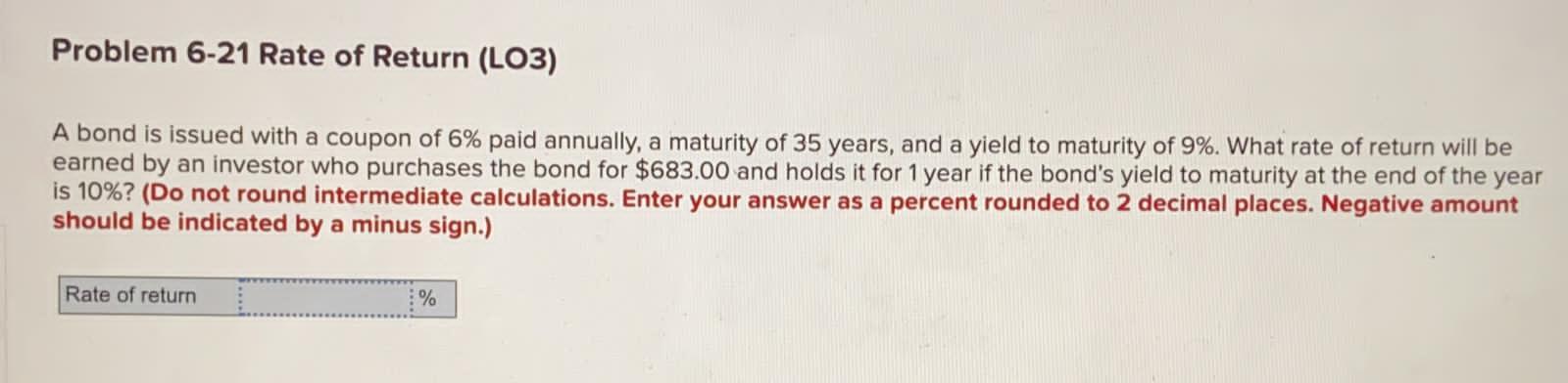 The system does not accept -9.86%. Can you please solve it carefully.