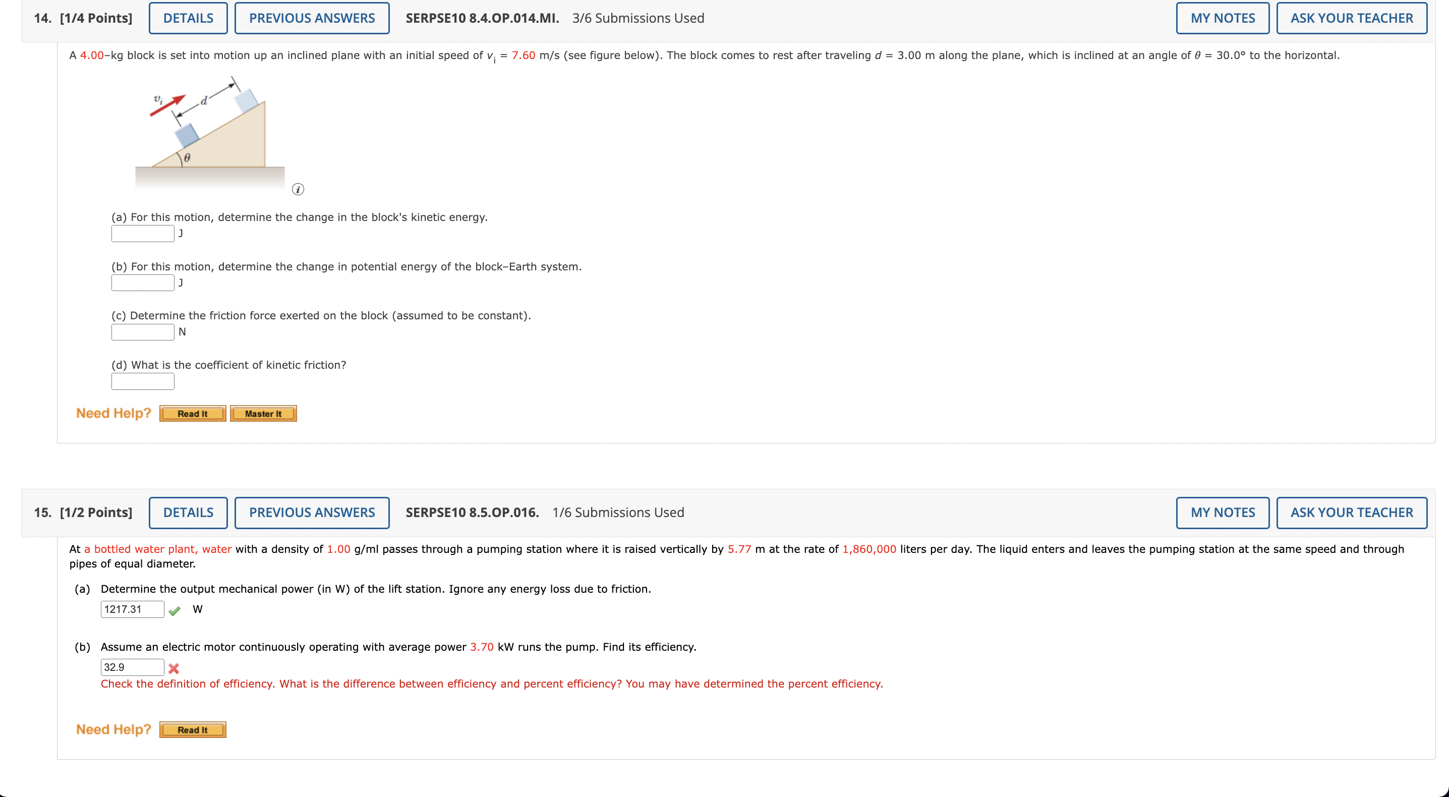 gotten that part wrong), question 13, question 14, and question 15 (part