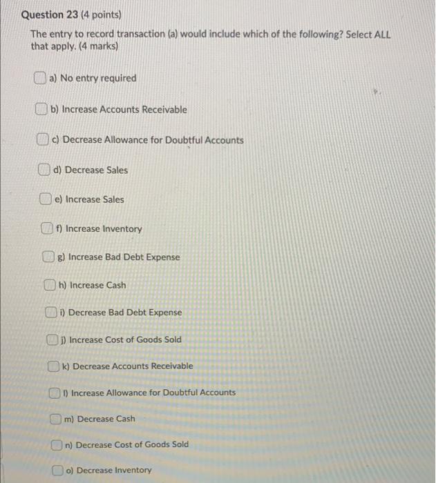 imported products. The company had the following opening balances at January 1,