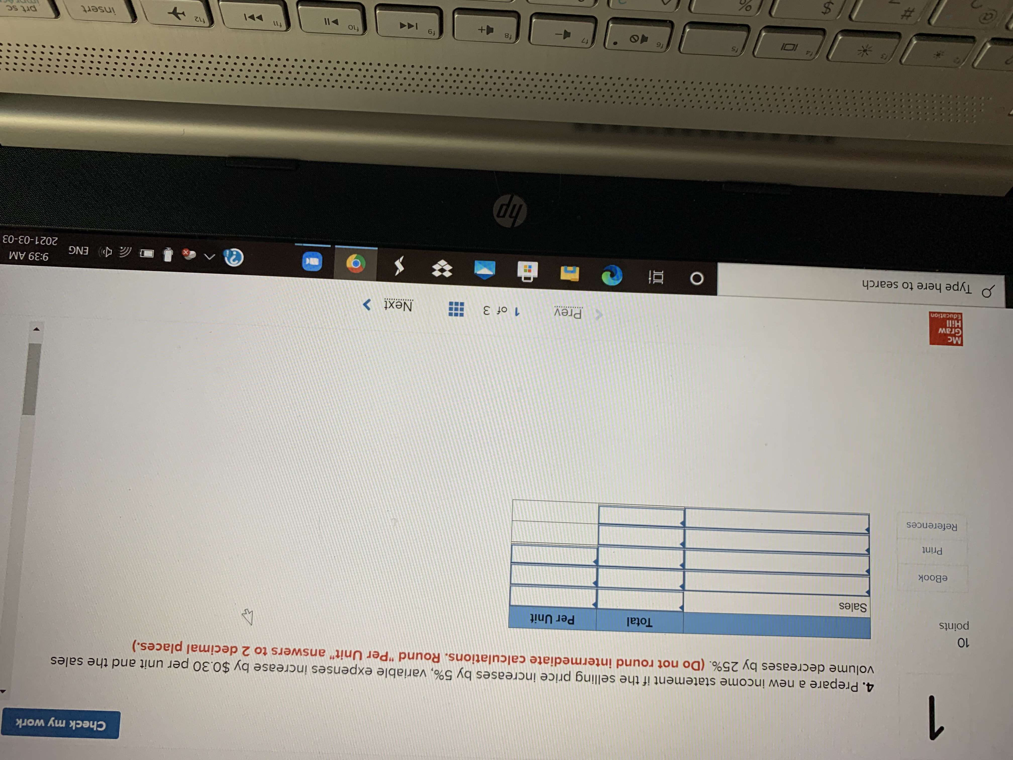 , 080 $ 6 Less: Fixed expenses 39 , 000 eBook Net