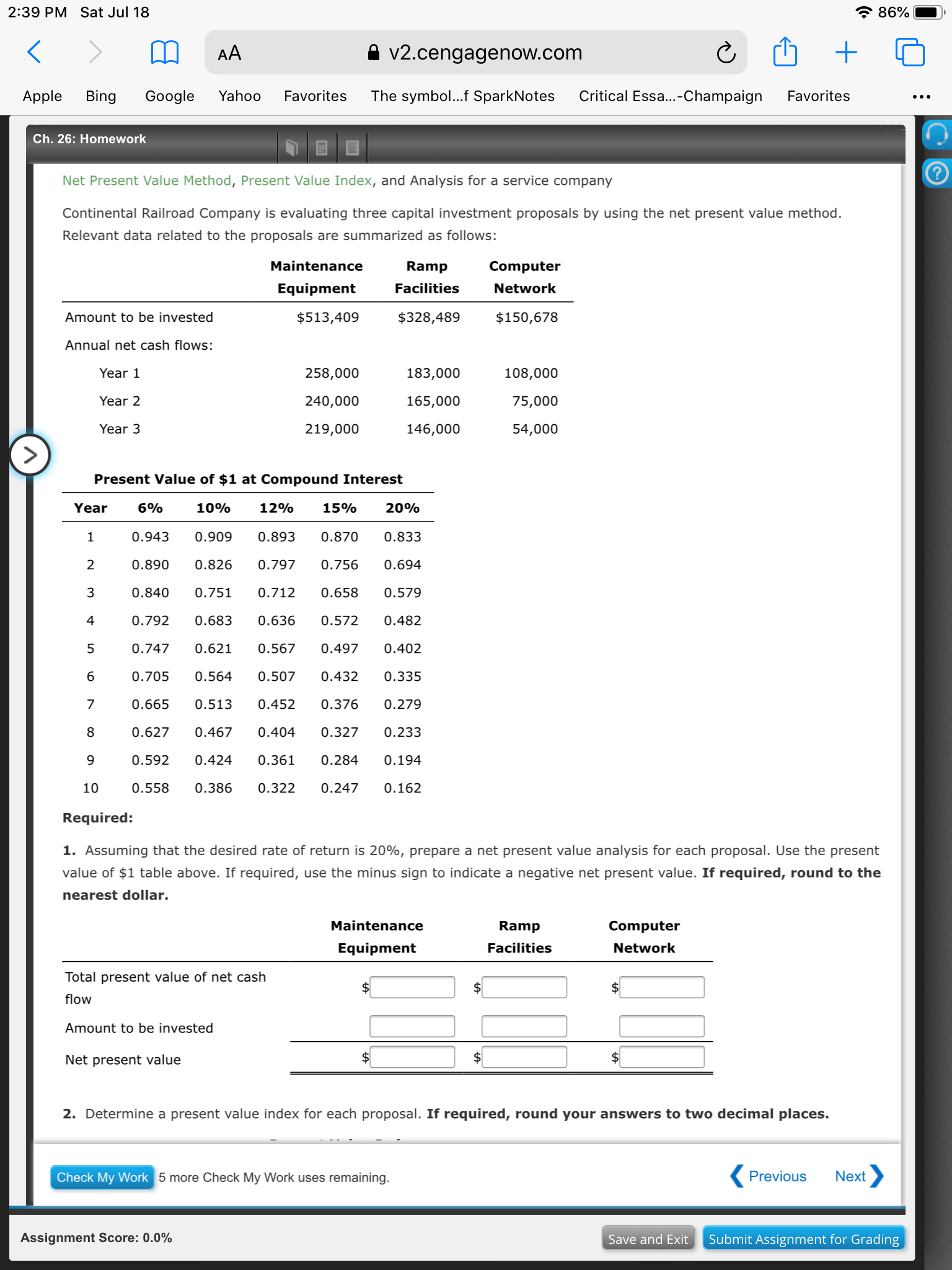 The symbol ...f SparkNotes Critical Essa...-Champaign 870/0 Favorites Ch. 26: Homework Cash