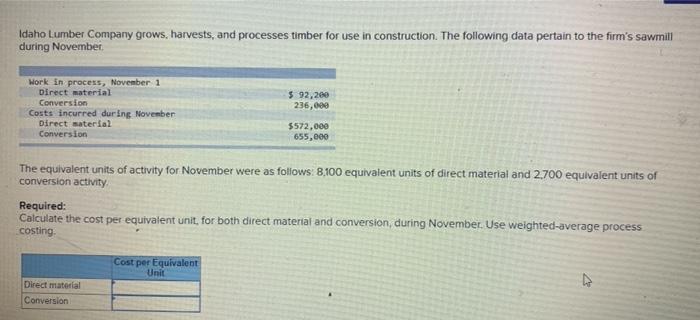 completed during September Work in process, September 30 18,000 tons 4,000 tons
