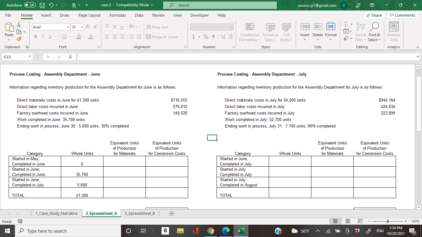 AutoSave Off case 2 - Compatibility Mode Search Orozco.rjr7@gmail.com 0 7