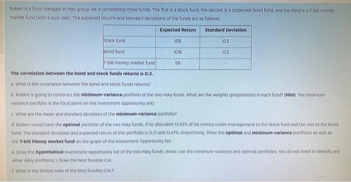 please and thank you :-) Robert is a fund manager in Man