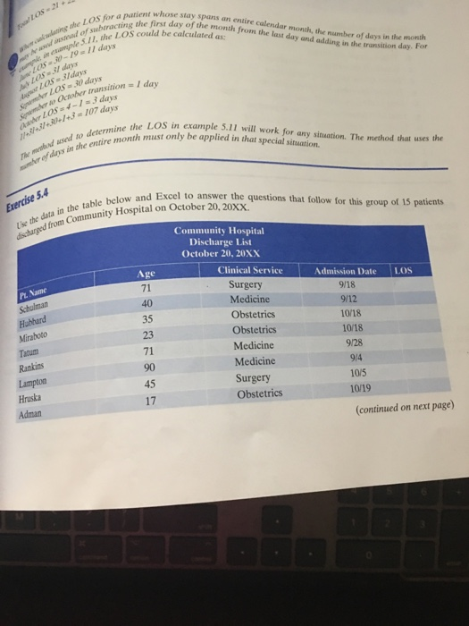  use the data in the table below and excel to answer