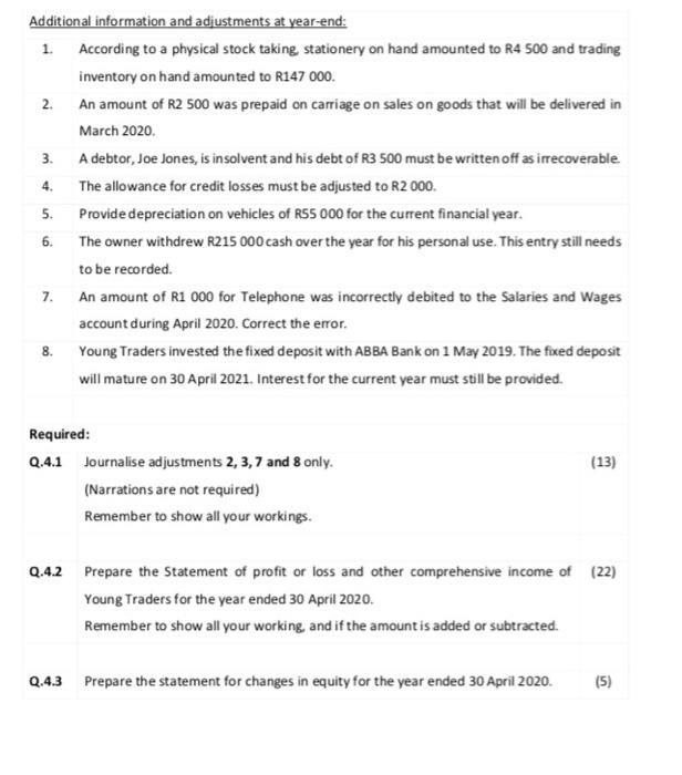 perpetual inventory system. Goods are sold at a mark-up of 50% on