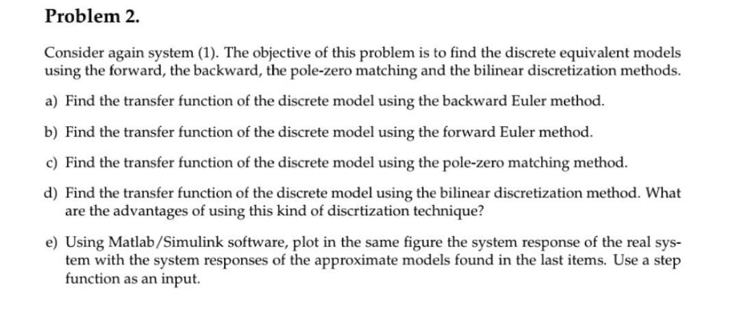 0 1 -2 -3 y= ( -2 1 )x+u, (1) where u