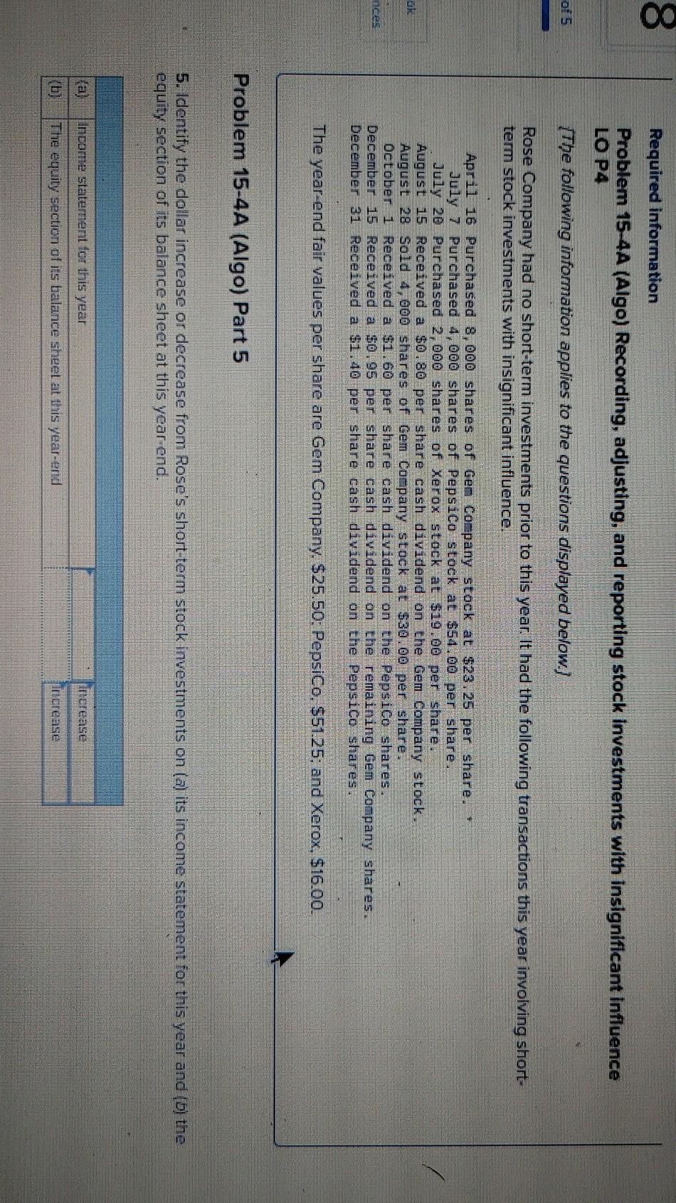 I am having trouble finding these 2 numbers. The increase part