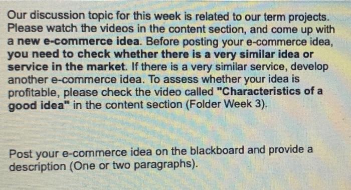 PLEASE BE CLEAR AND POST A UNIQUE ANSWER. NOCOPYING AND PAATING FROM