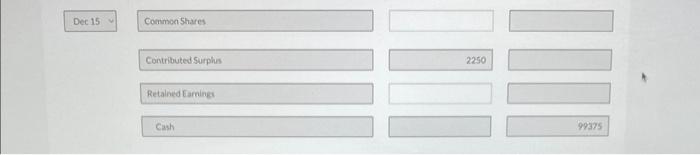 year the company entered into the following transactions: Jan 5 Issued 60.000