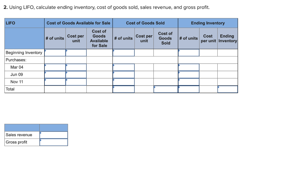 Incorporated has the following inventory transactions. Date Jan. 1 Mar. 4 Jun.